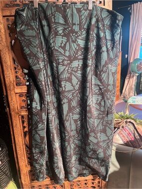 Hiatus 2x butterfly maxi skirt